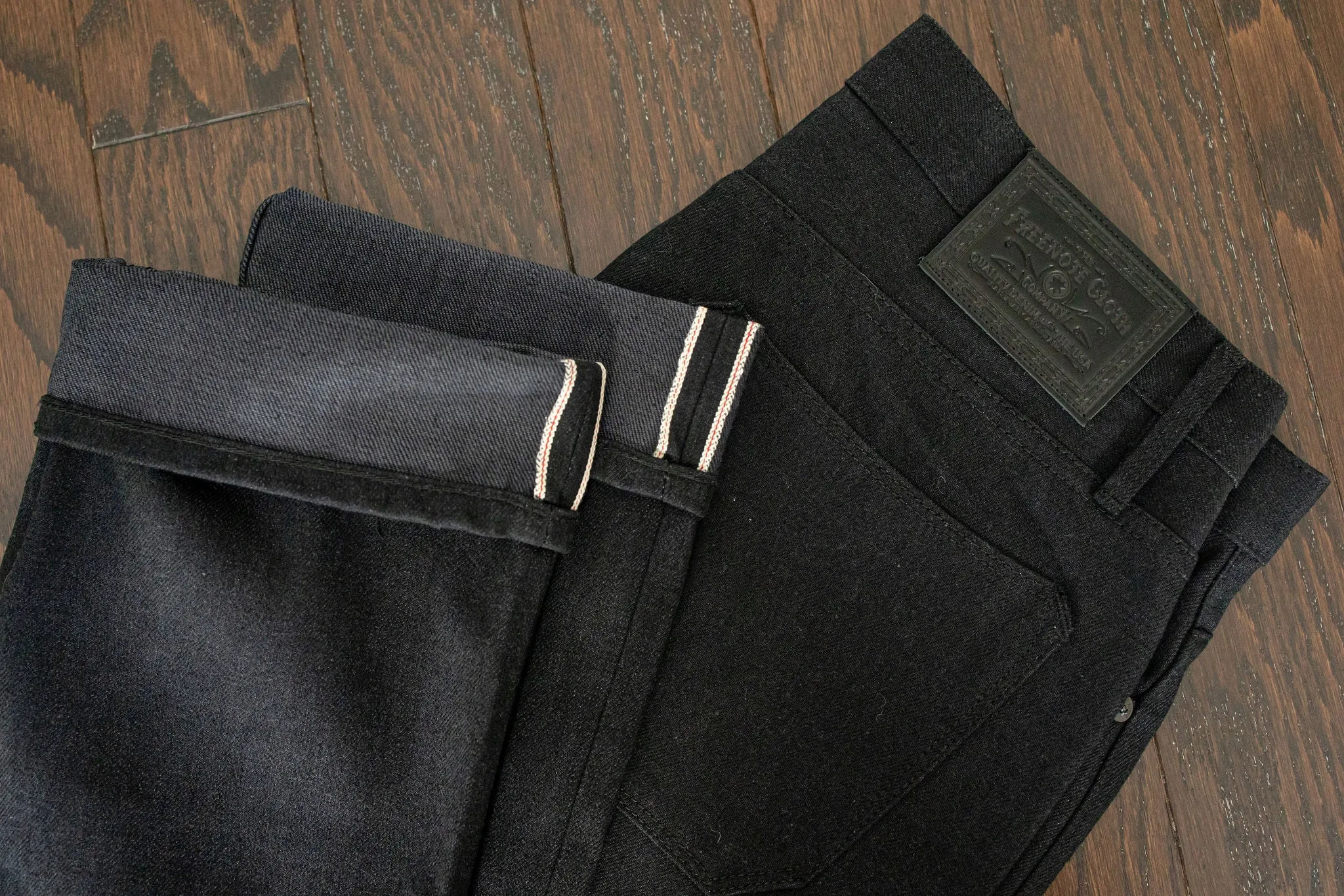 Freenote Cloth Portola Taper - 14.25oz. Black Grey Denim