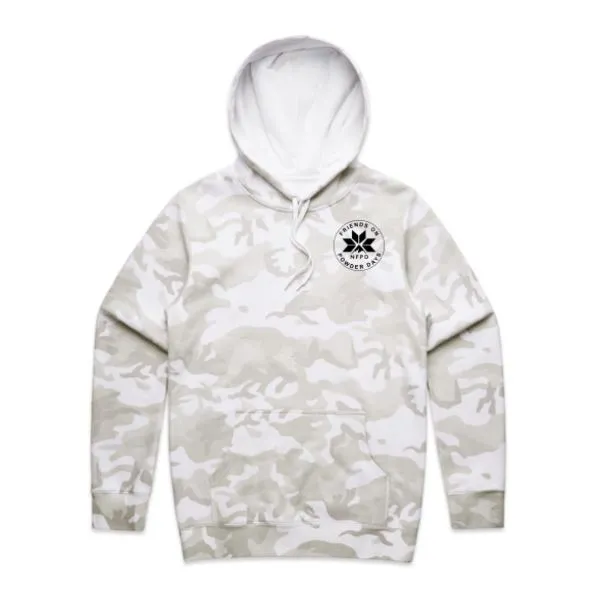 Friends On Powder Days Camo Ski/Snowboard Hoodie - Unisex