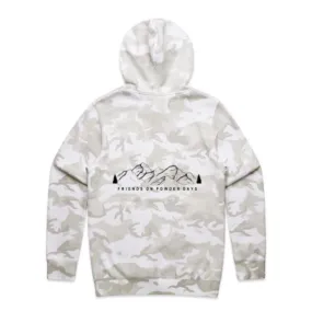 Friends On Powder Days Camo Ski/Snowboard Hoodie - Unisex