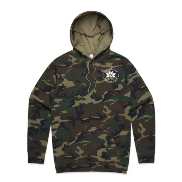 Friends On Powder Days Camo Ski/Snowboard Hoodie - Unisex