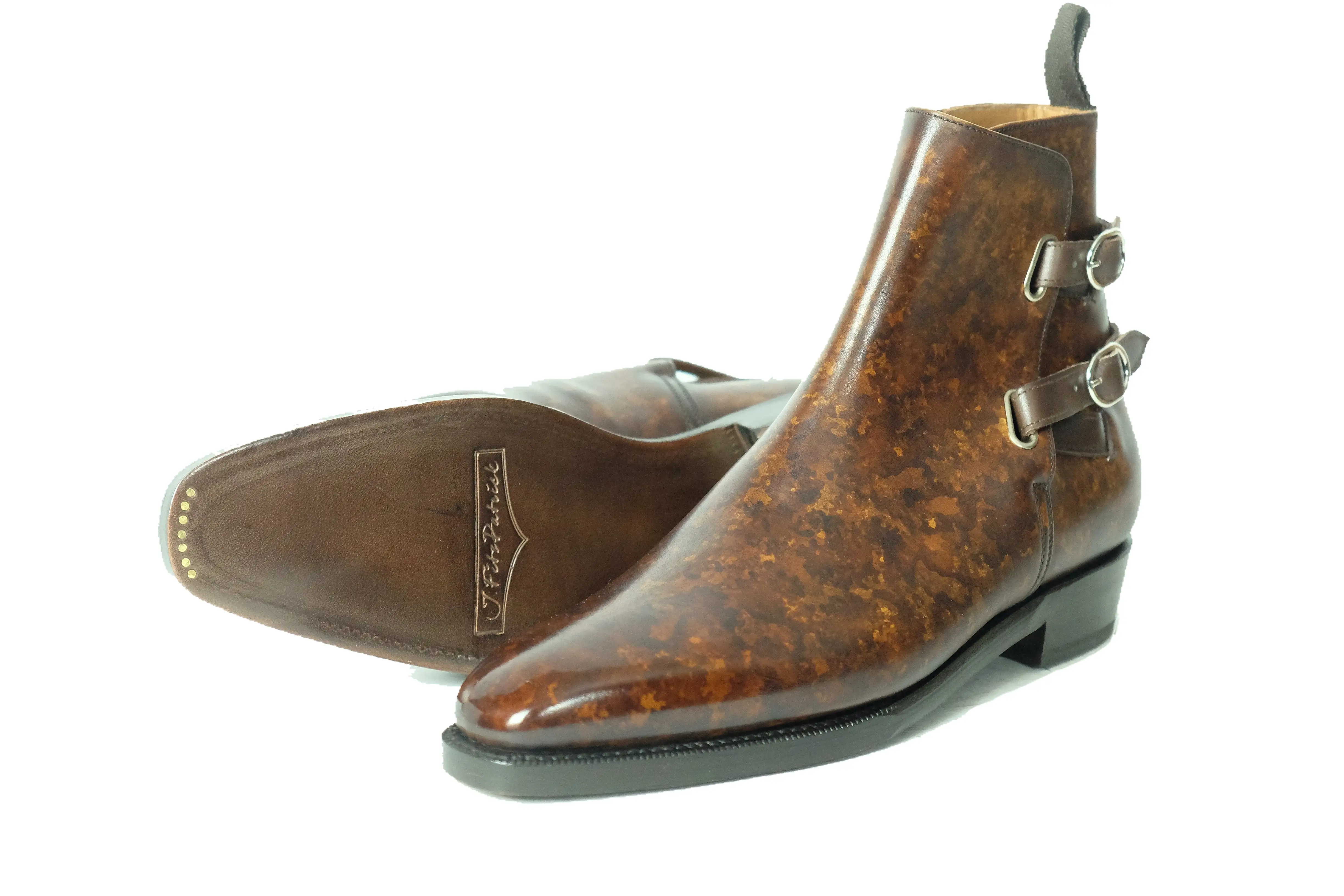 Genesee - MTO - Copper Marble Patina - MGF Last - Double Leather Sole