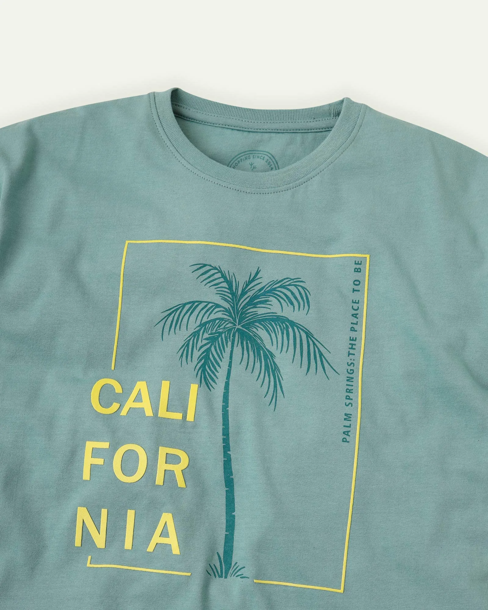 Green California Graphic T-Shirt