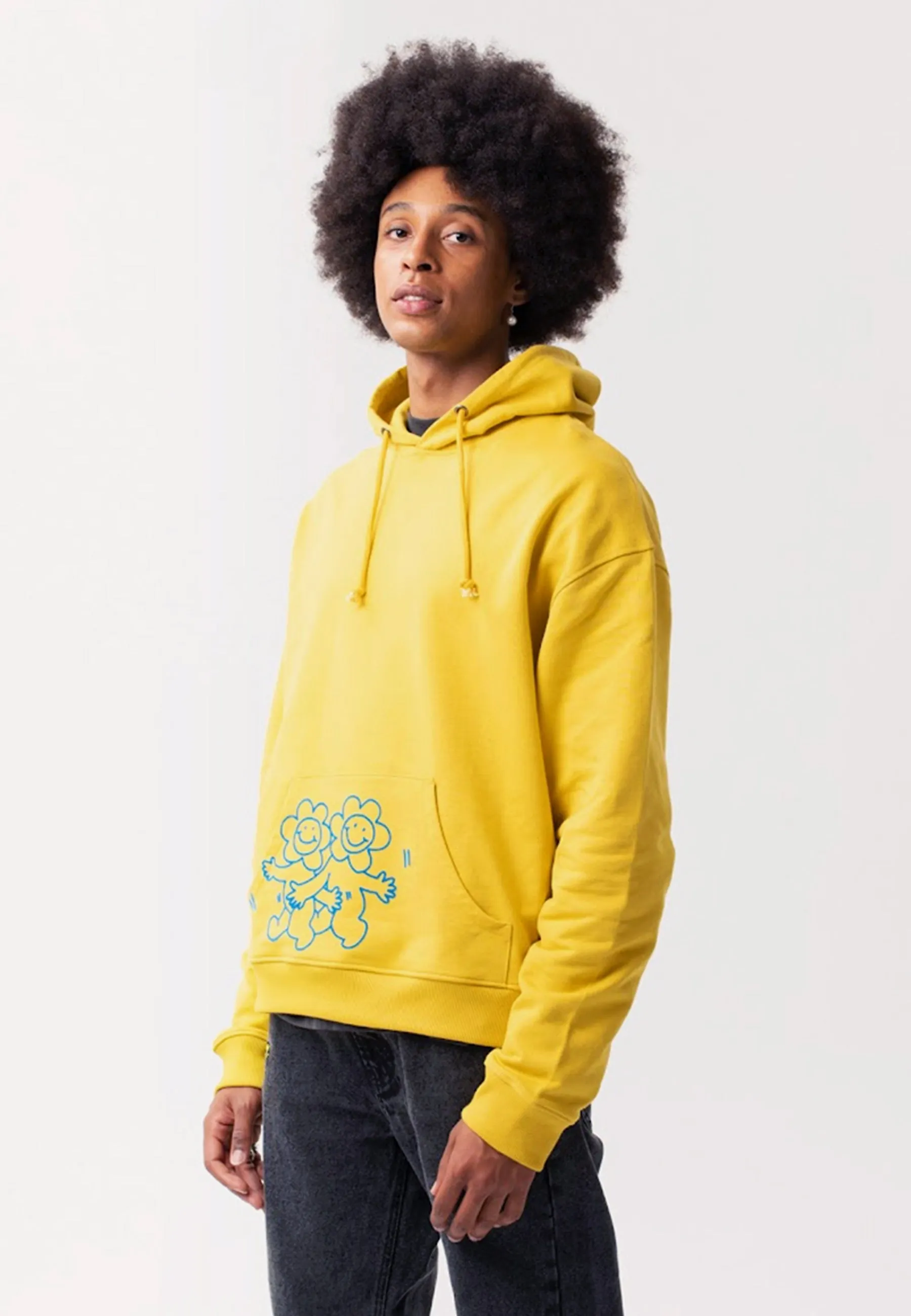 Grow Your Love Hoodie - washed mustard