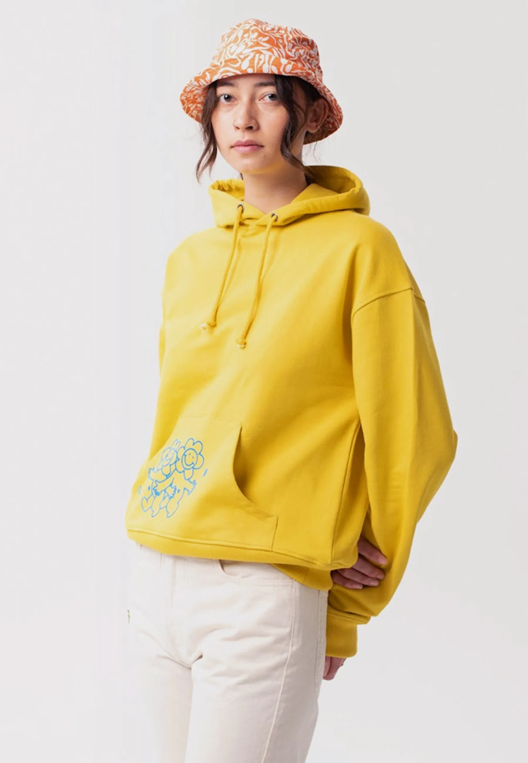 Grow Your Love Hoodie - washed mustard