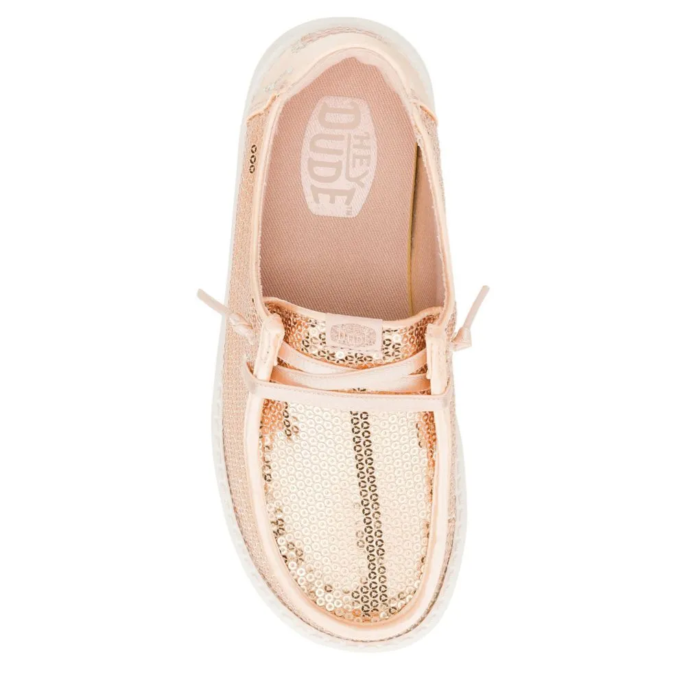 HEYDUDE  GIRLS WENDY YOUTH SLIP ON SNEAKER