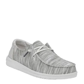 HEYDUDE  WOMENS WENDY KNIT SLIP ON SNEAKER