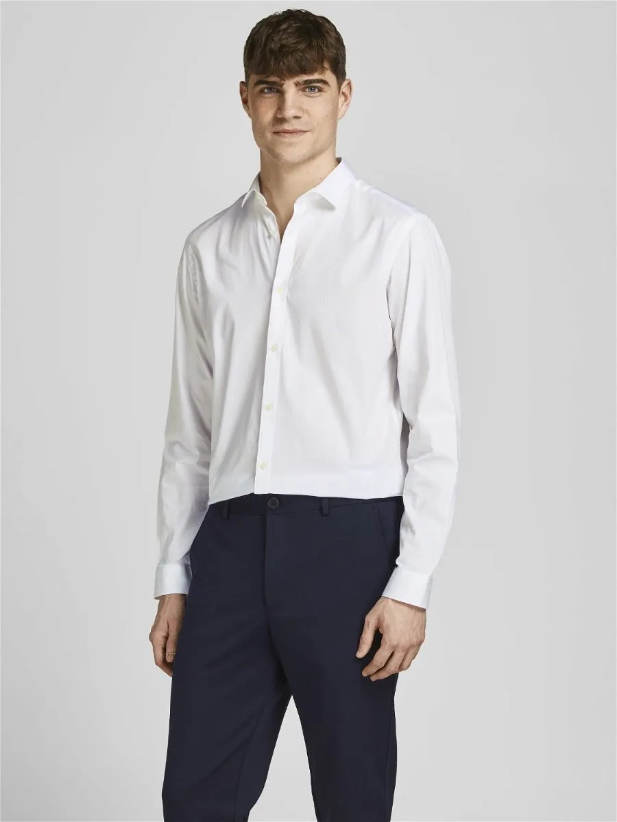 Jack & Jones Premium Long Sleeve Dress Shirt White