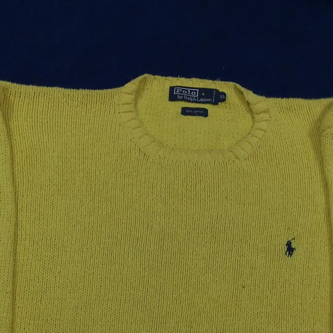 Kabel net polo sweater