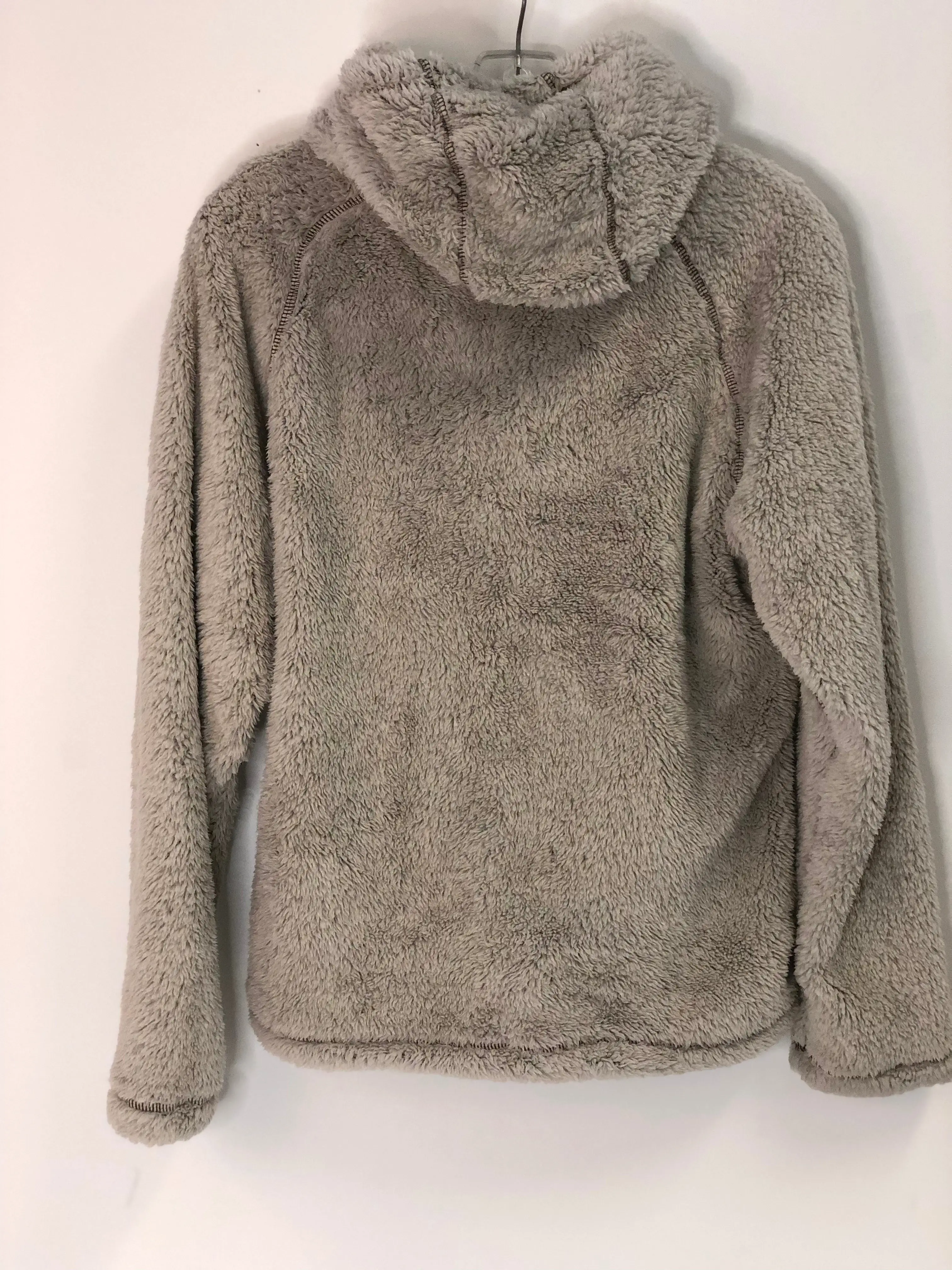 Ladies Fleece Jacket w/ Hoodie Oatmeal