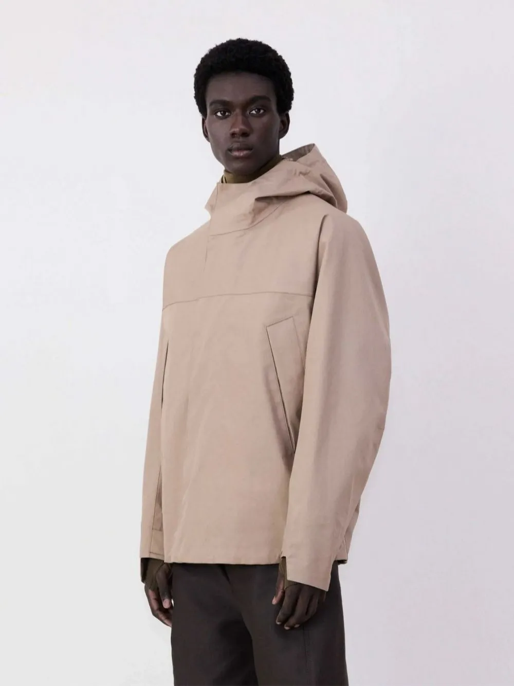 Latte Coffee Soft Technical Parka