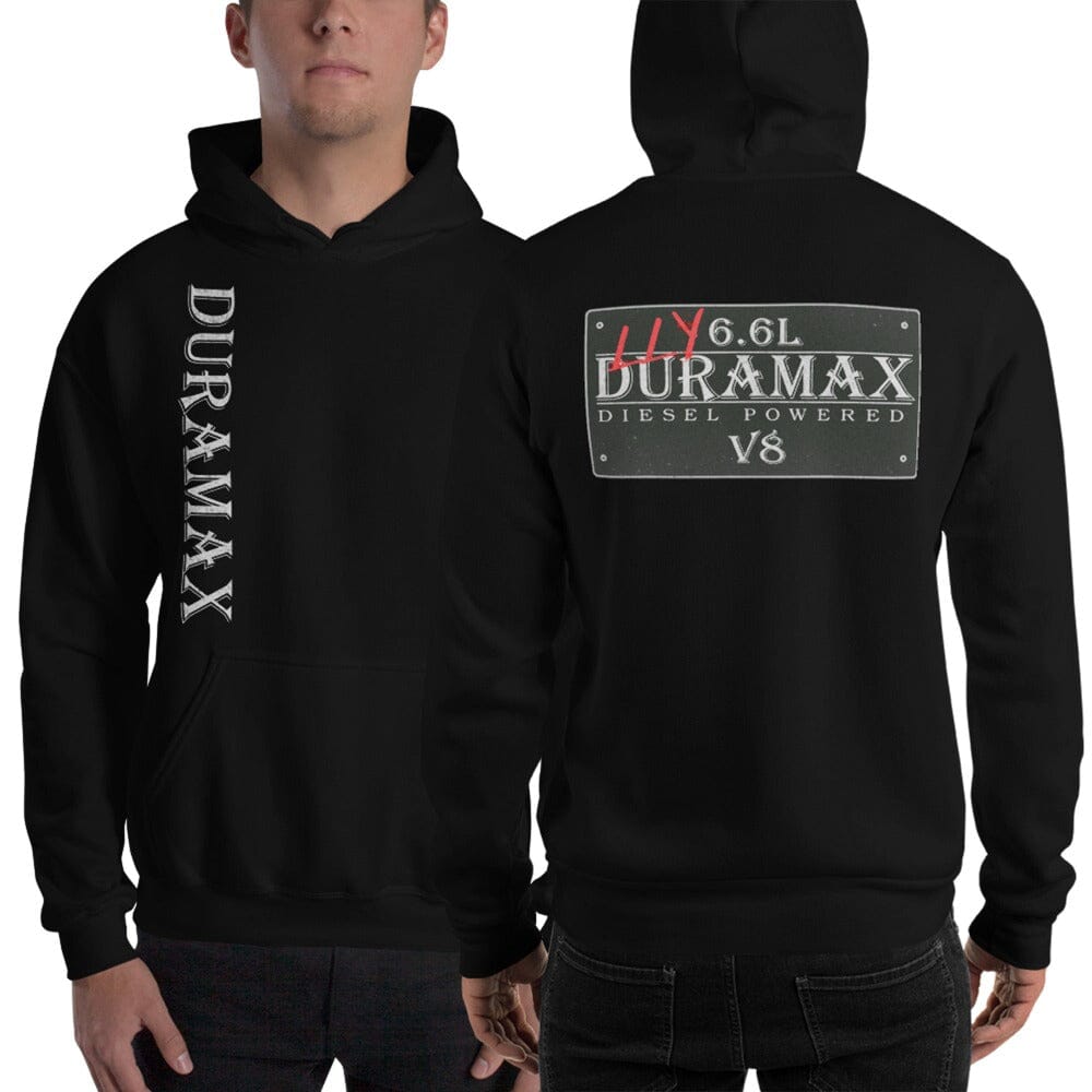 LLY Duramax Hoodie Sweatshirt - Vintage Sign Double Sided Print