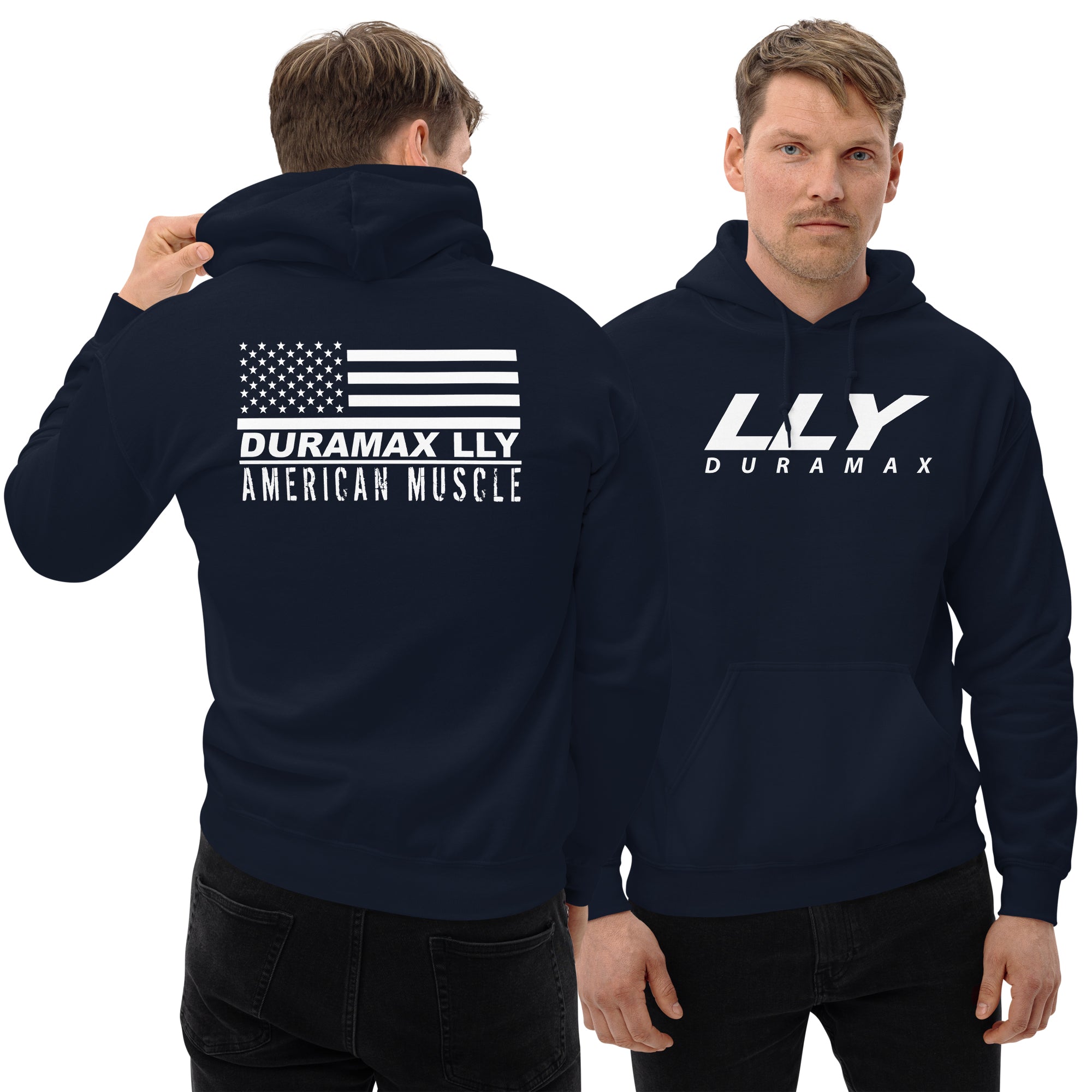 LLY Duramax Sweatshirt Hoodie - American Muscle Flag