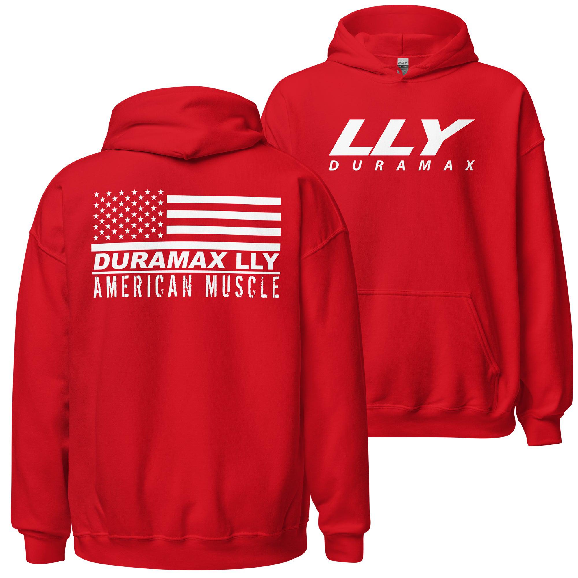 LLY Duramax Sweatshirt Hoodie - American Muscle Flag