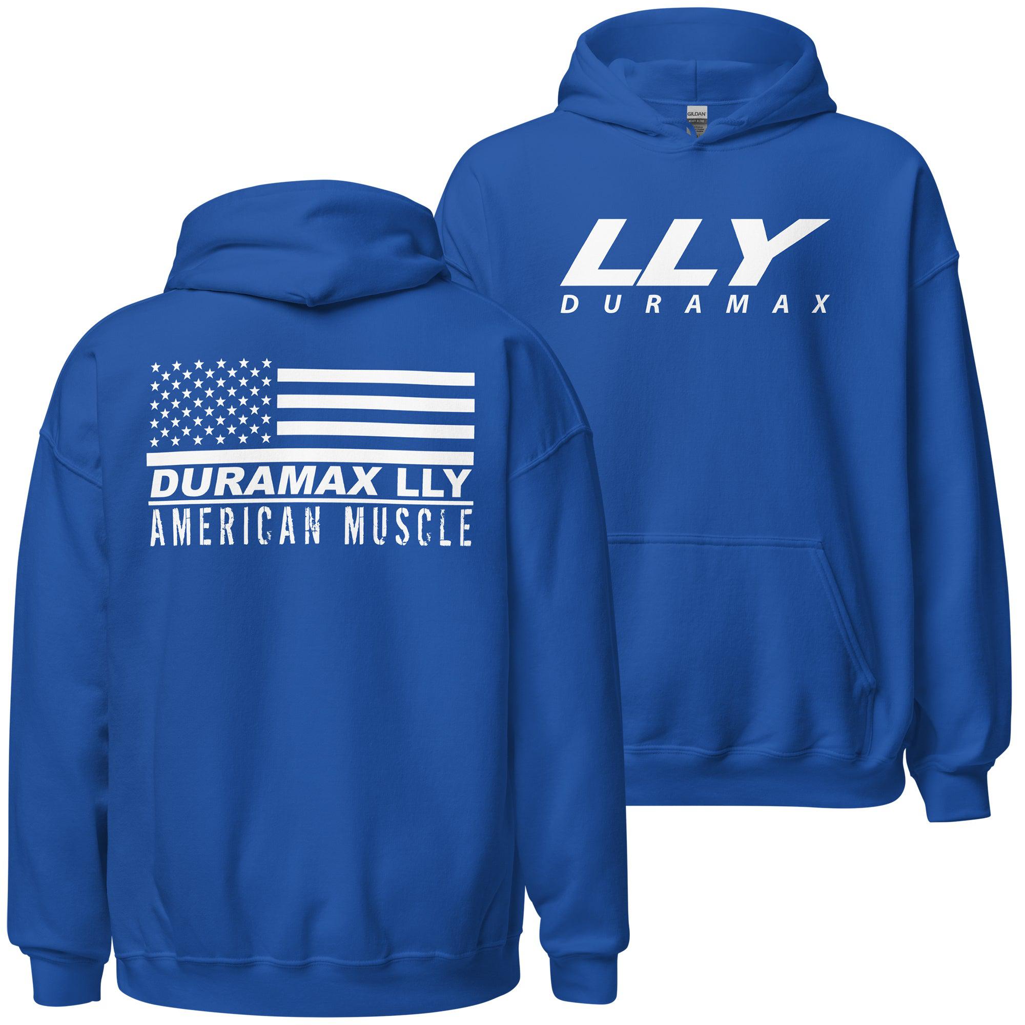 LLY Duramax Sweatshirt Hoodie - American Muscle Flag