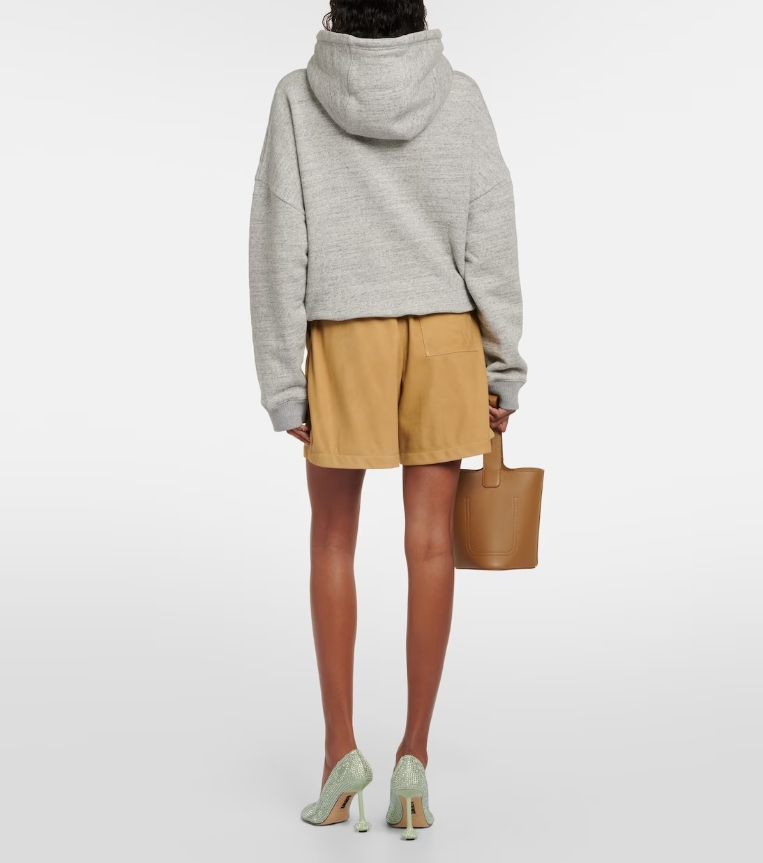 LOEWE  |Draped hoodie in cotton