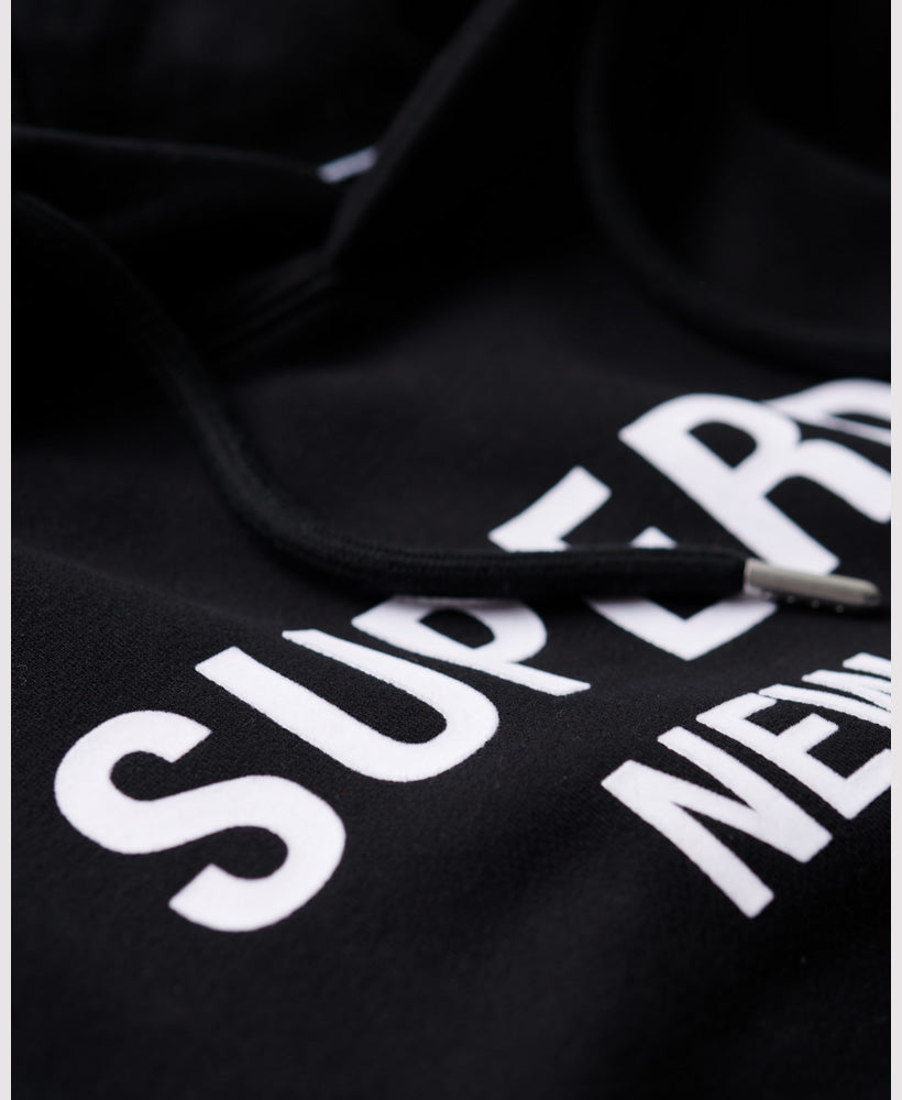 Luxury Sport Loose Hoodie | Black