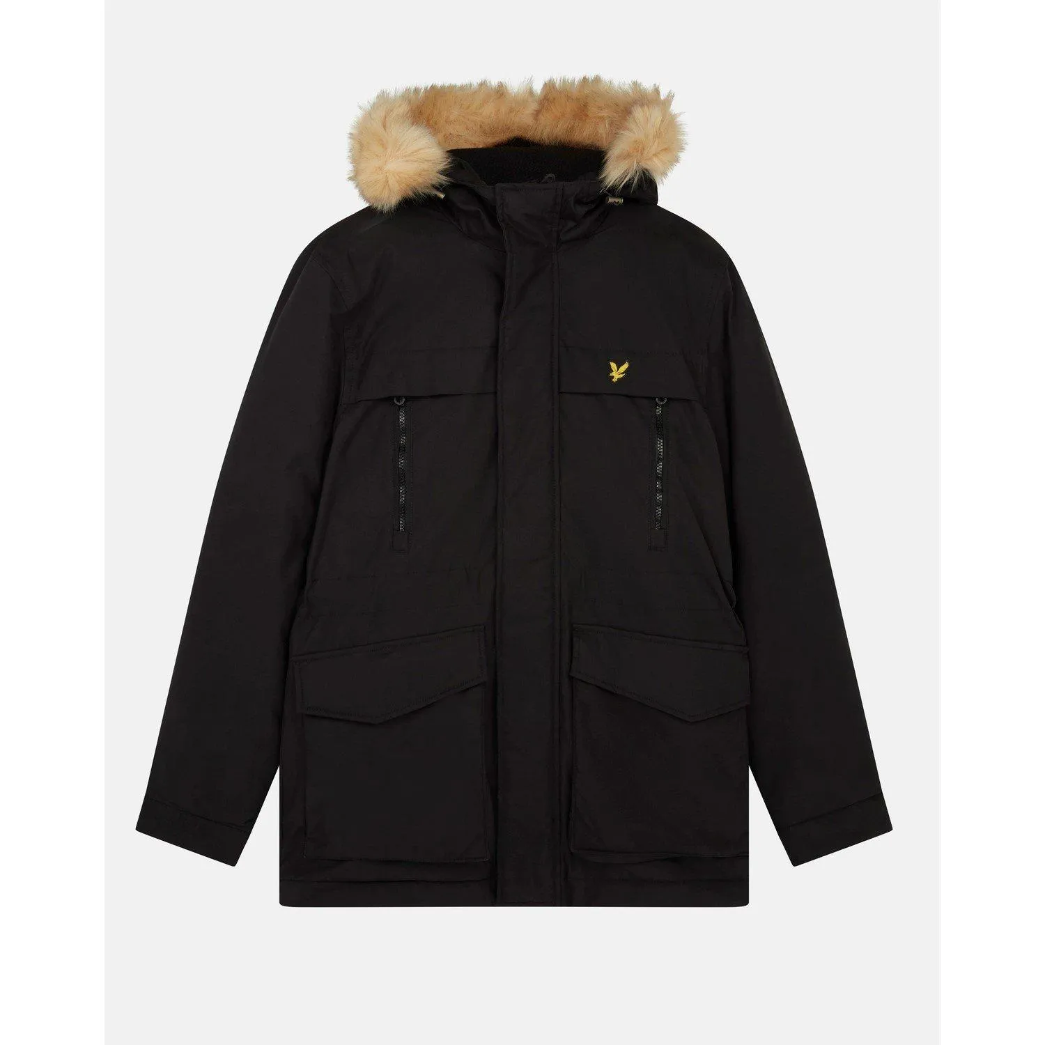 Lyle and Scott Mic Flc Parka Sn99