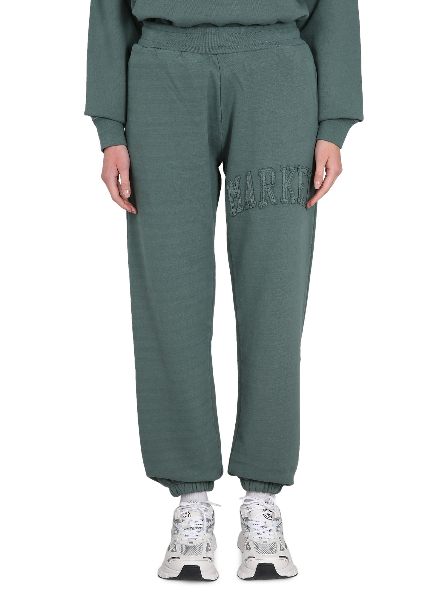 MARKET    PANTS WITH APPLIED LOGO