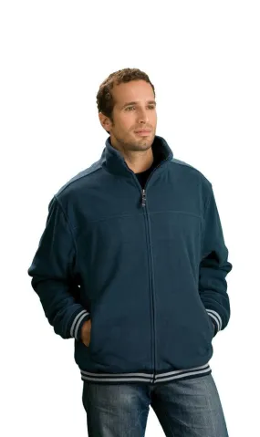 MEN Varsity Polyfill Fleece Jacket