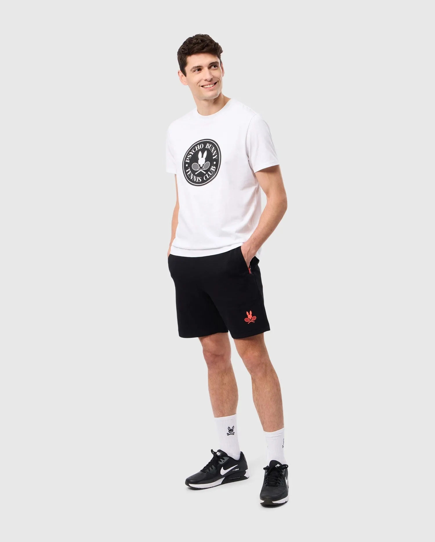 MENS COURTSIDE GRAPHIC TEE - B6U683C200