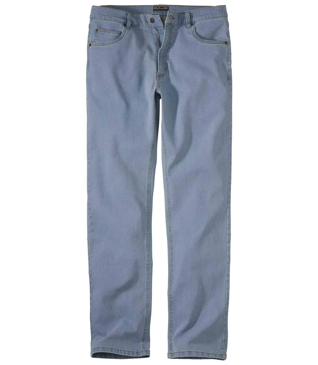 Men's Light Blue Regular Stretch Jeans