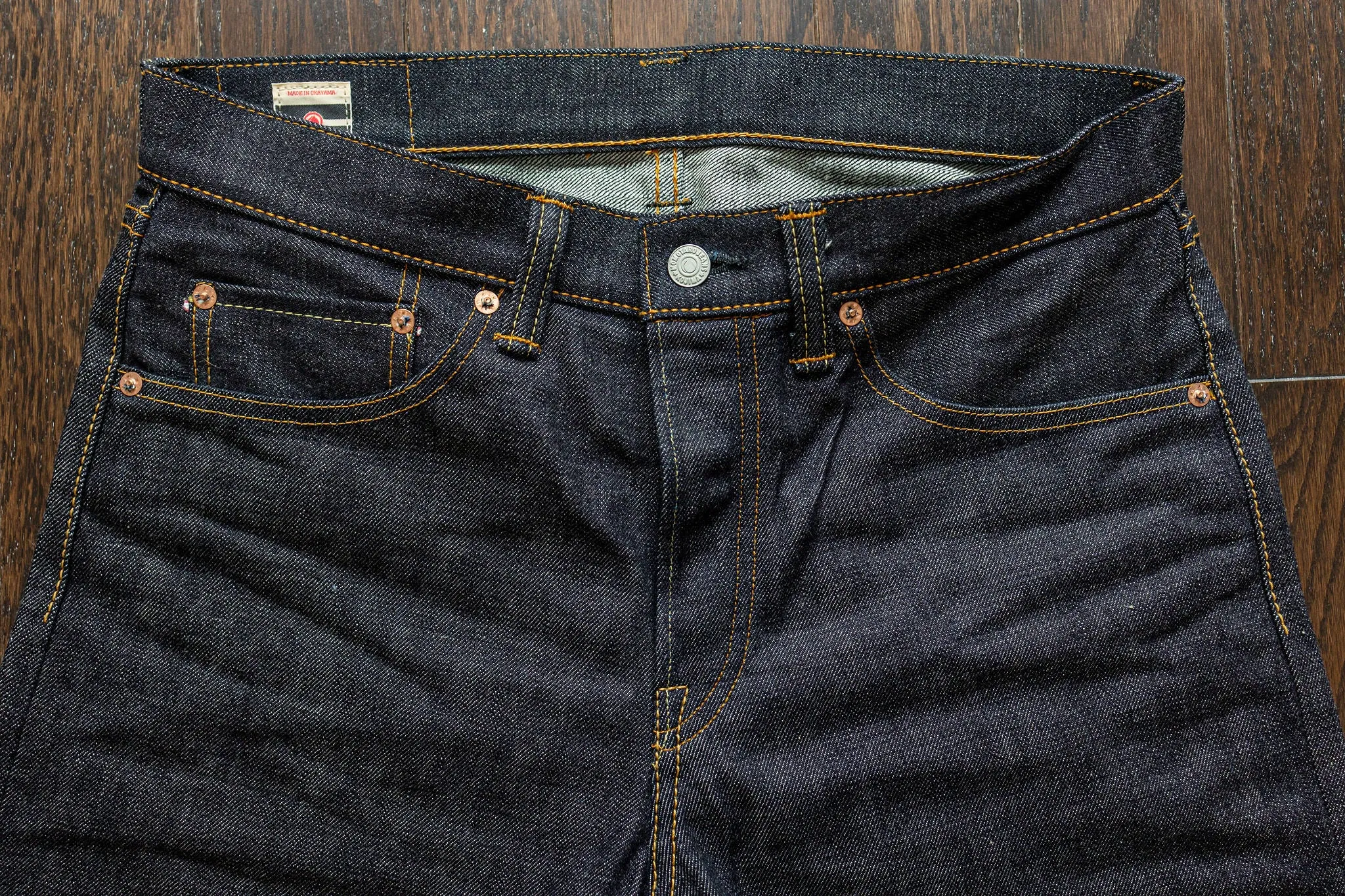 Momotaro 0605-V Natural Tapered 15.7oz Zimbabwe - Indigo