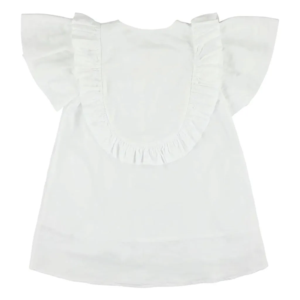 Morley Child Girl Ummy Dress Ametyst White