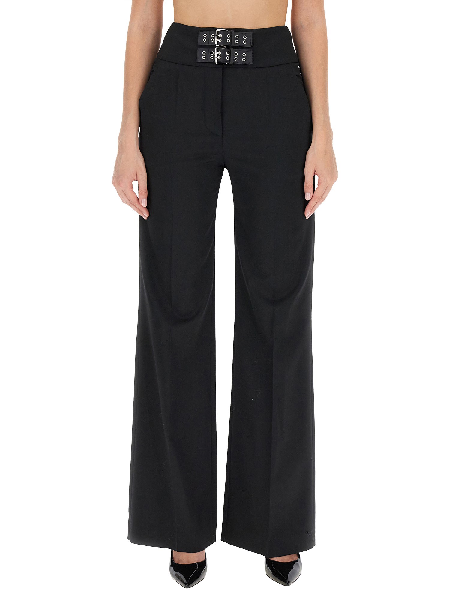 MOSCHINO JEANS    PANTS WITH STRAPS