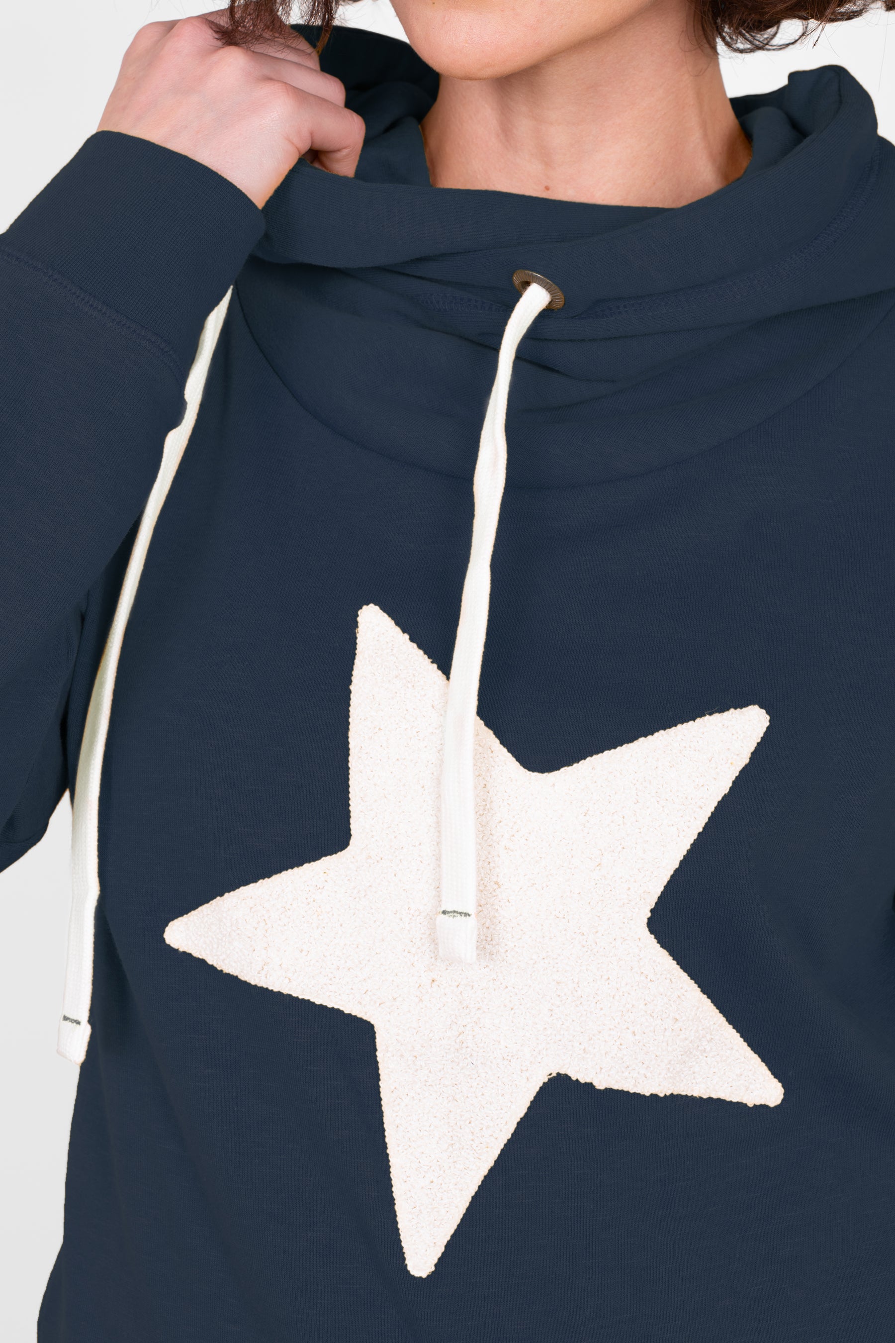 Navy Star Elise Hoodie