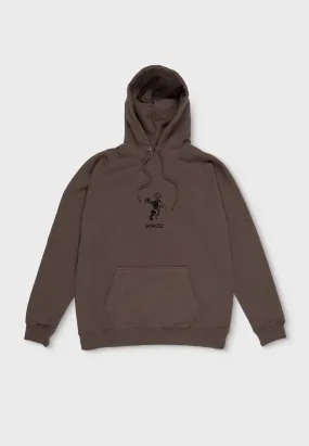 OG Logo Hoodie With Embroided Logo - dark khaki/black