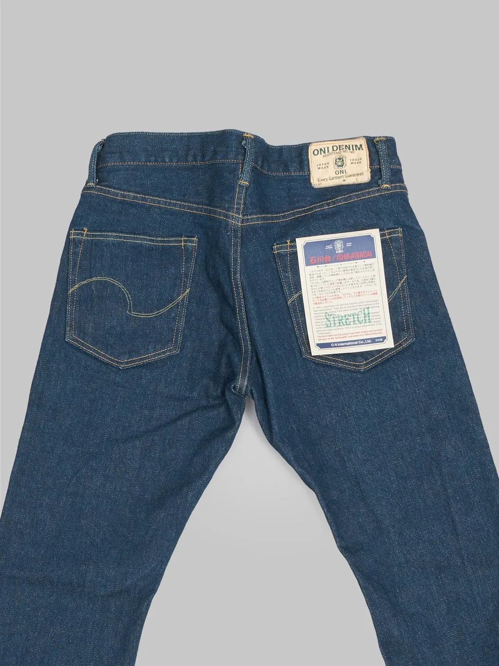 ONI Denim 121S Ishikawadai Stretch 15oz Stretch Relax Tapered Jeans