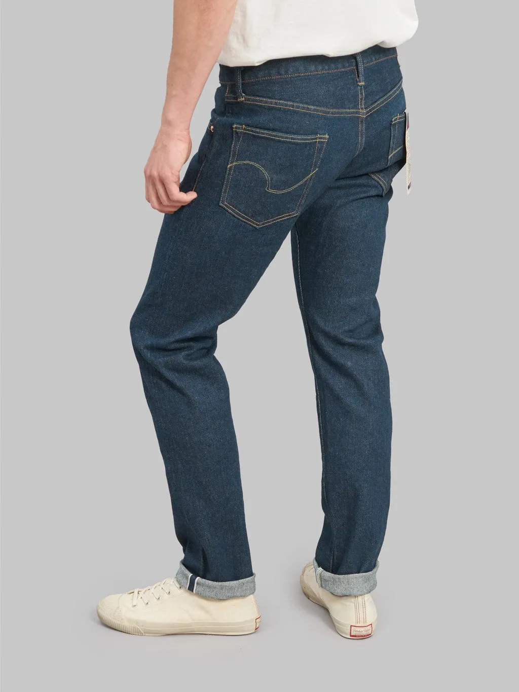 ONI Denim 121S Ishikawadai Stretch 15oz Stretch Relax Tapered Jeans