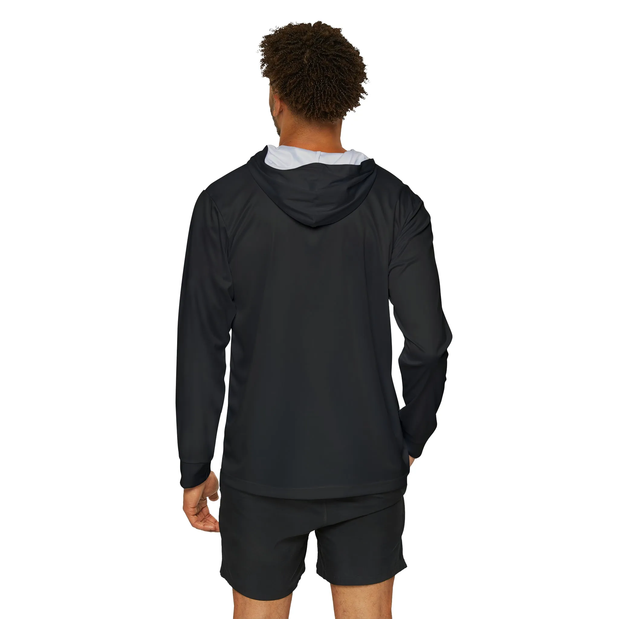 Plus Size Tuck&Simon Black Sports Warm-Up Hoodie