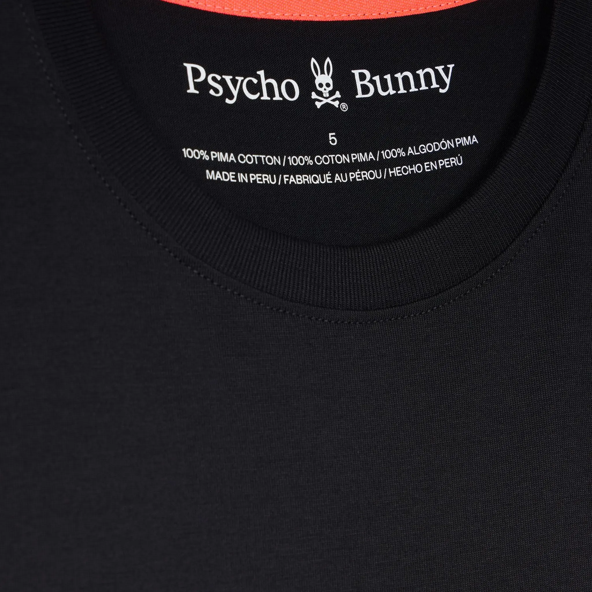 Psycho Bunny Sloan Back Graphic Tee (Black)