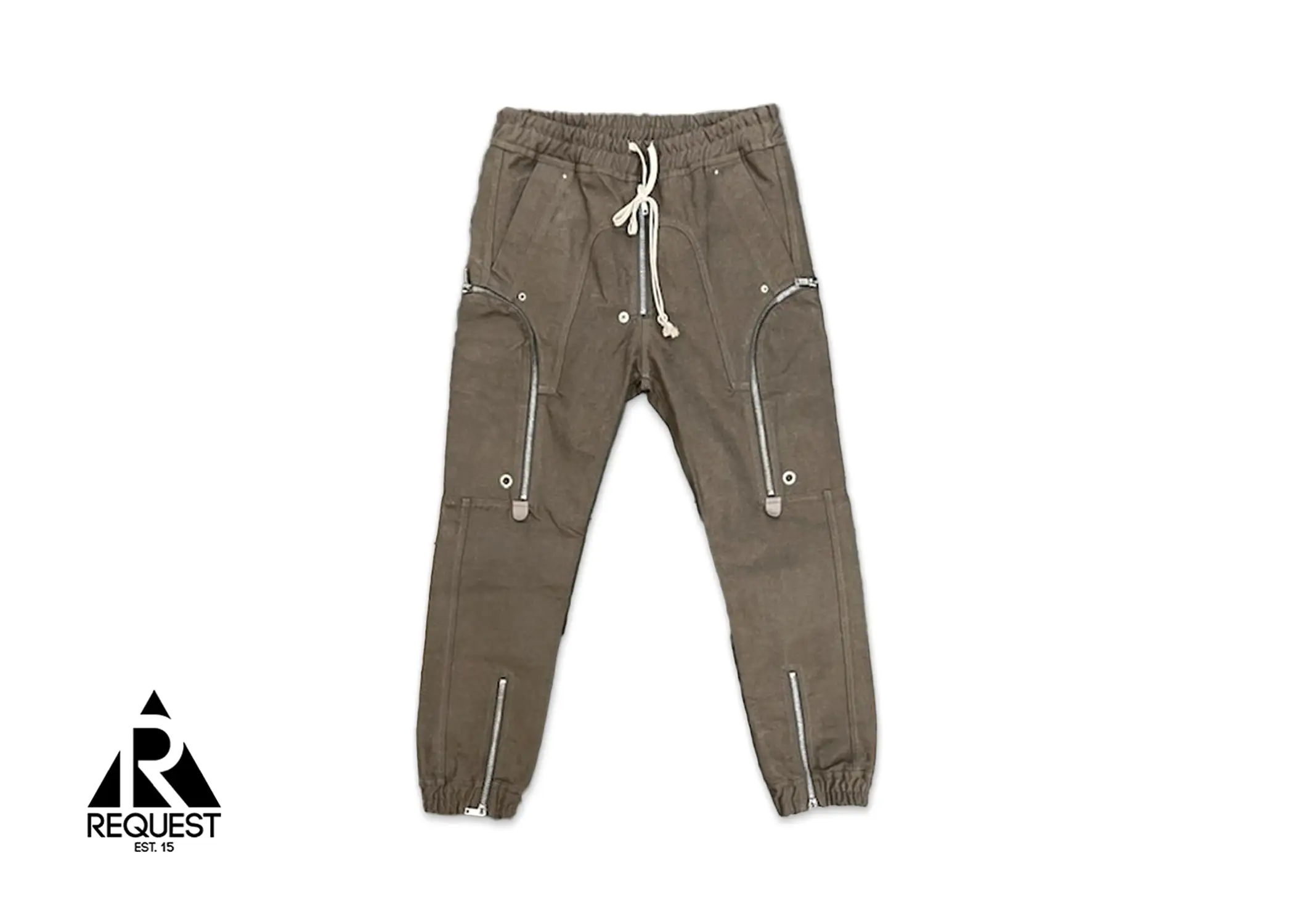 Rick Owens Bauhaus Moleskin Cargo Pants Dust