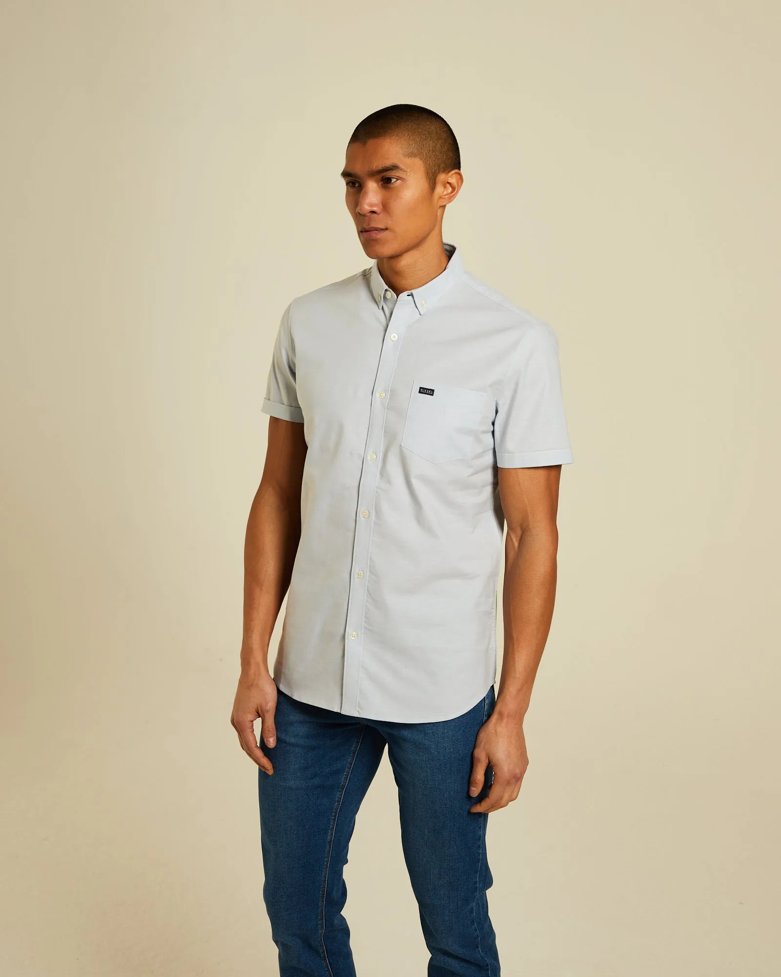 Rio Oxford SS Shirt Buoy Blue