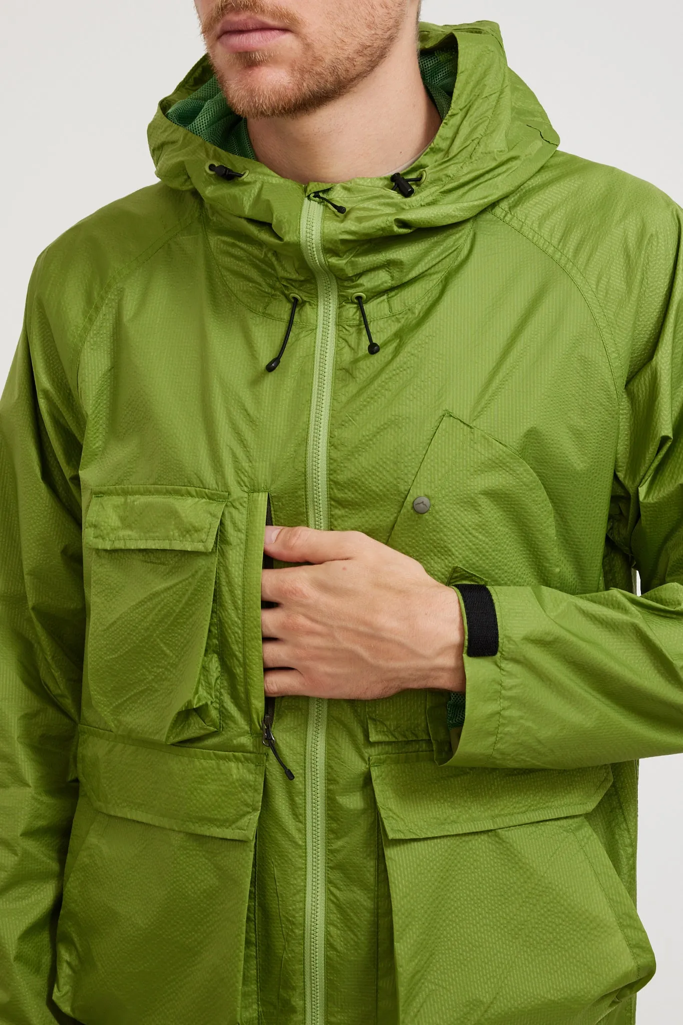 Ripstop Nylon Mountain Parka Green