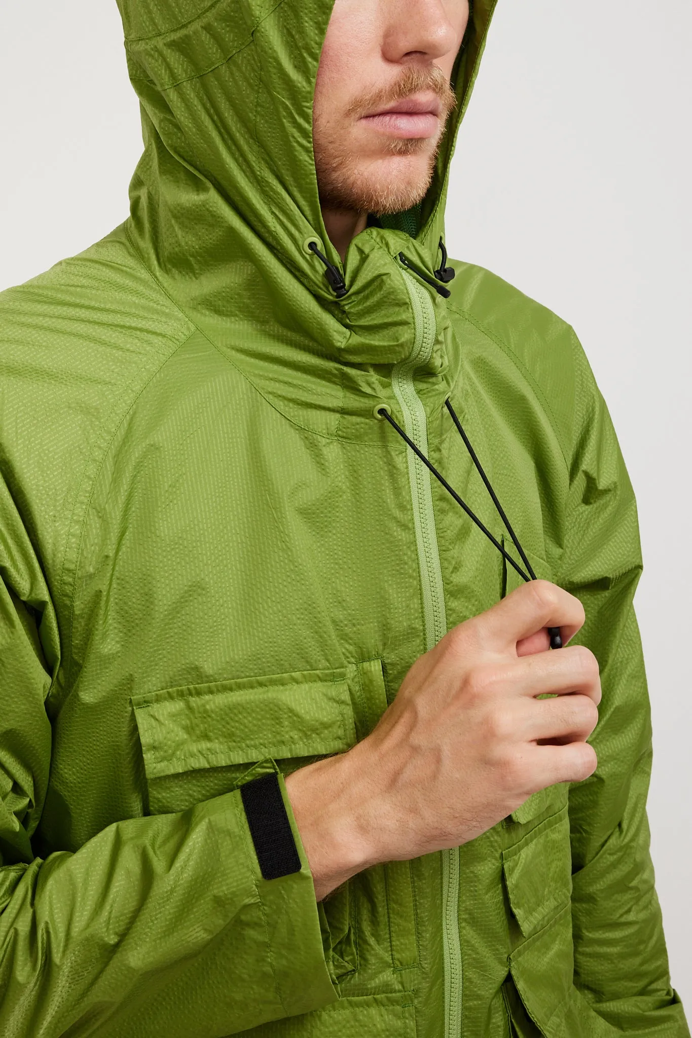 Ripstop Nylon Mountain Parka Green