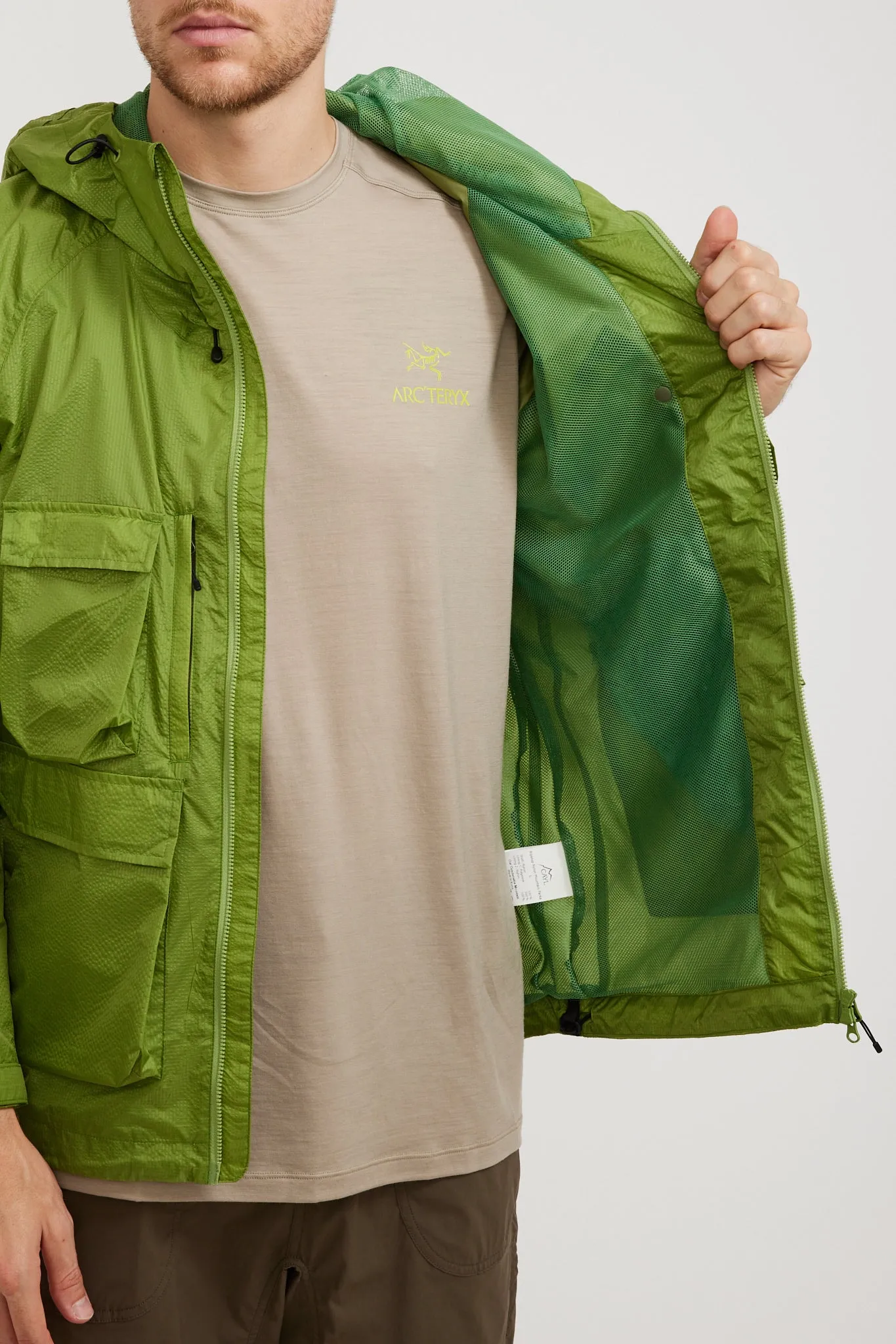 Ripstop Nylon Mountain Parka Green