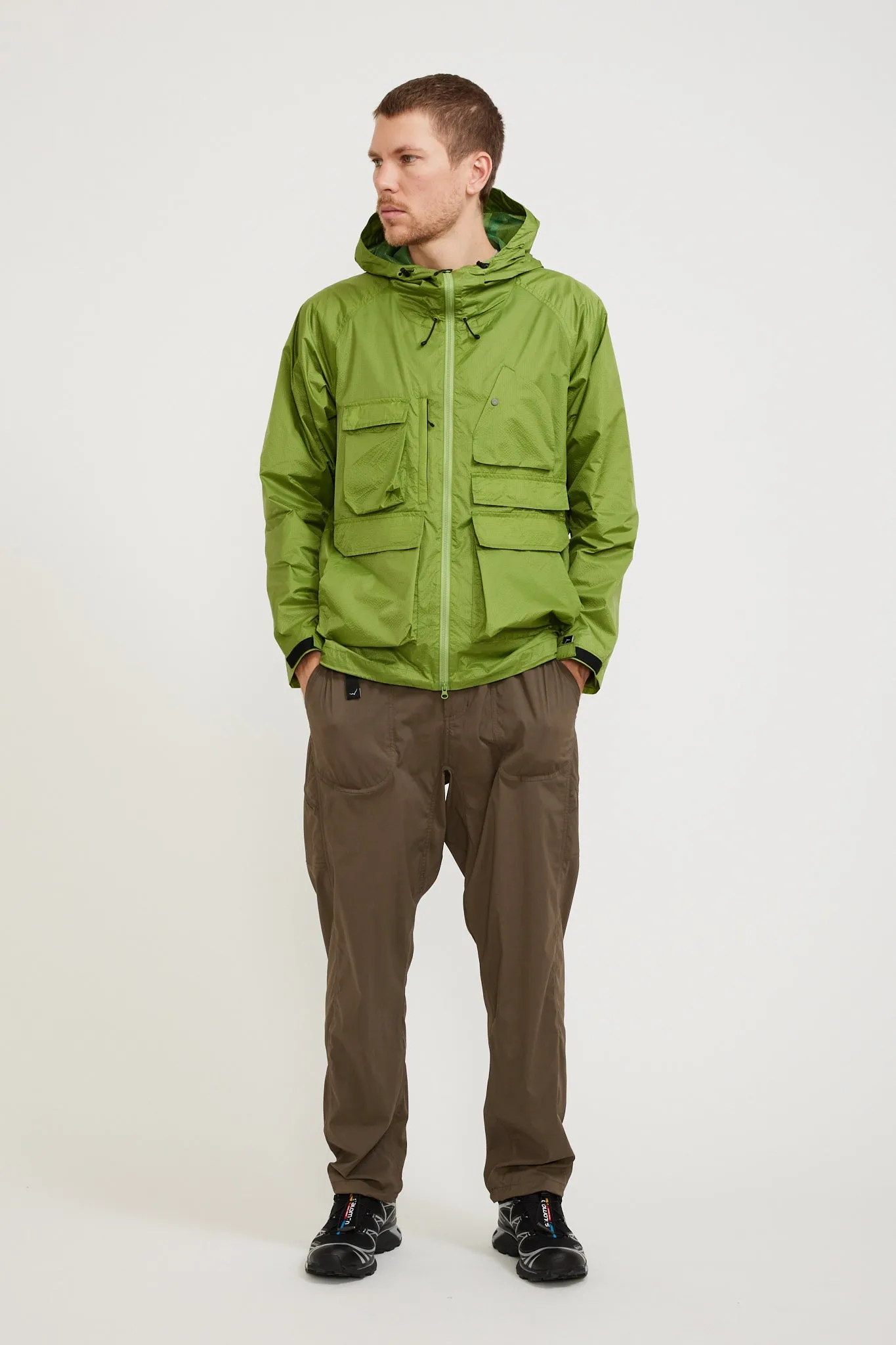 Ripstop Nylon Mountain Parka Green