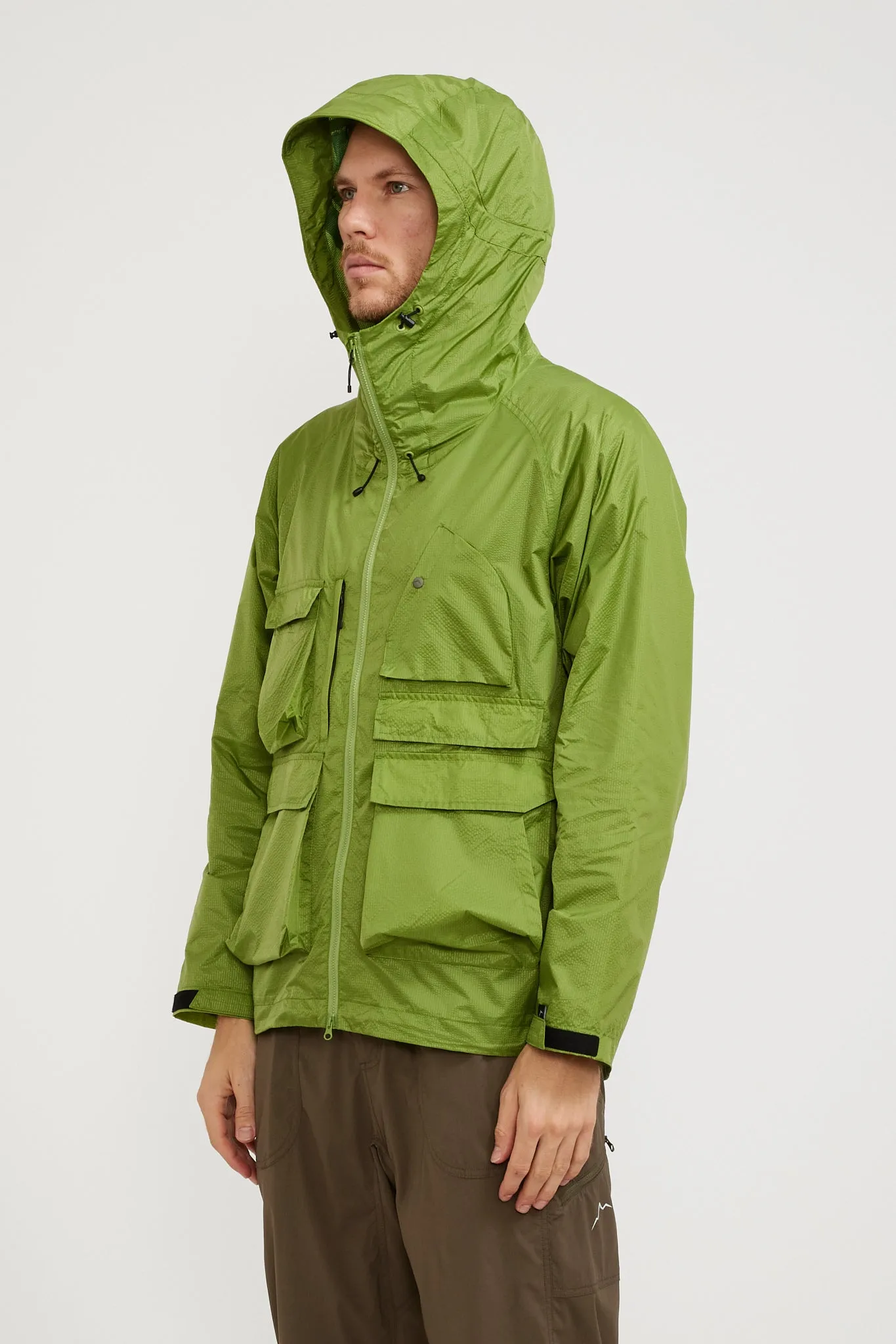 Ripstop Nylon Mountain Parka Green