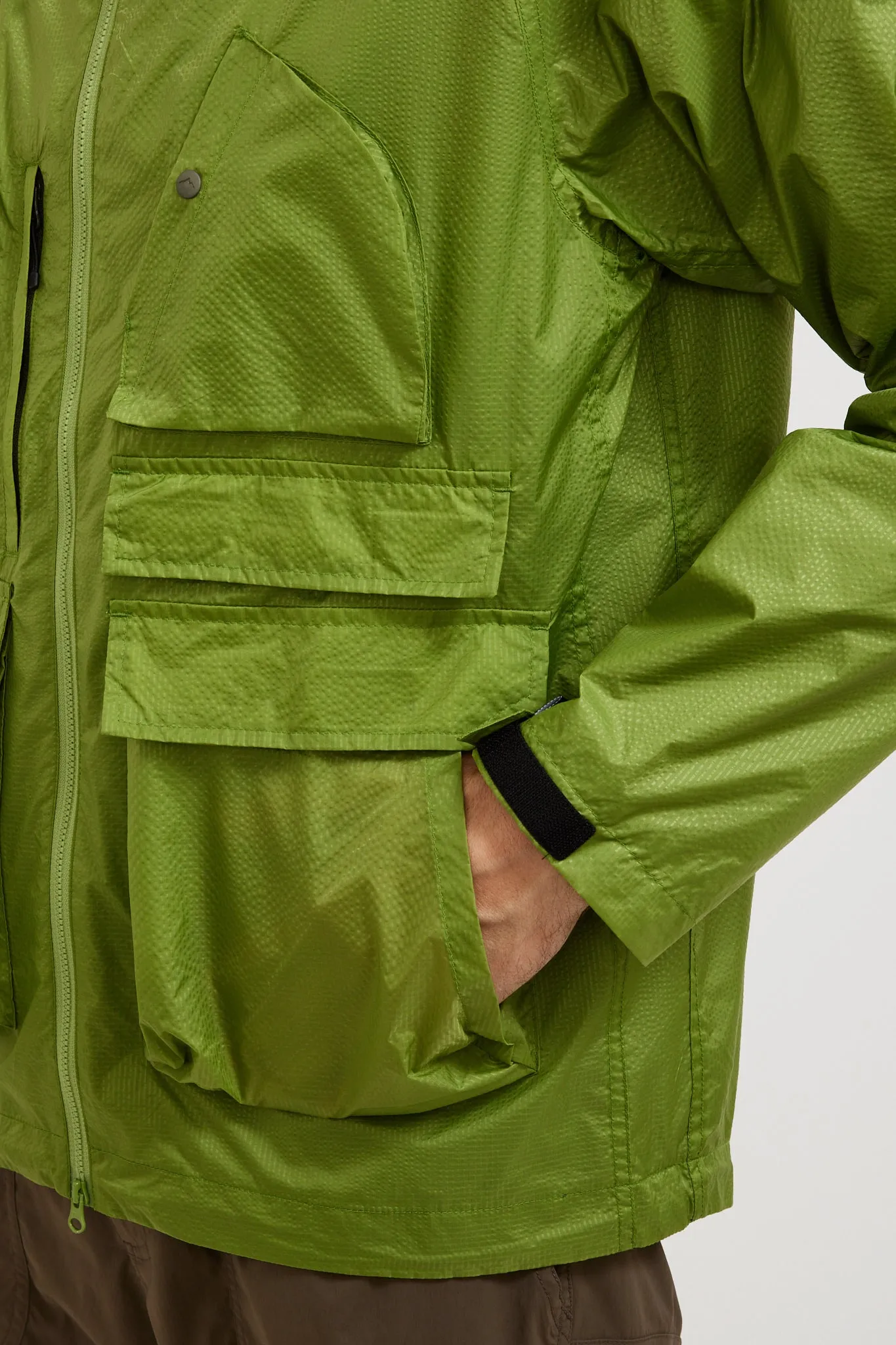 Ripstop Nylon Mountain Parka Green