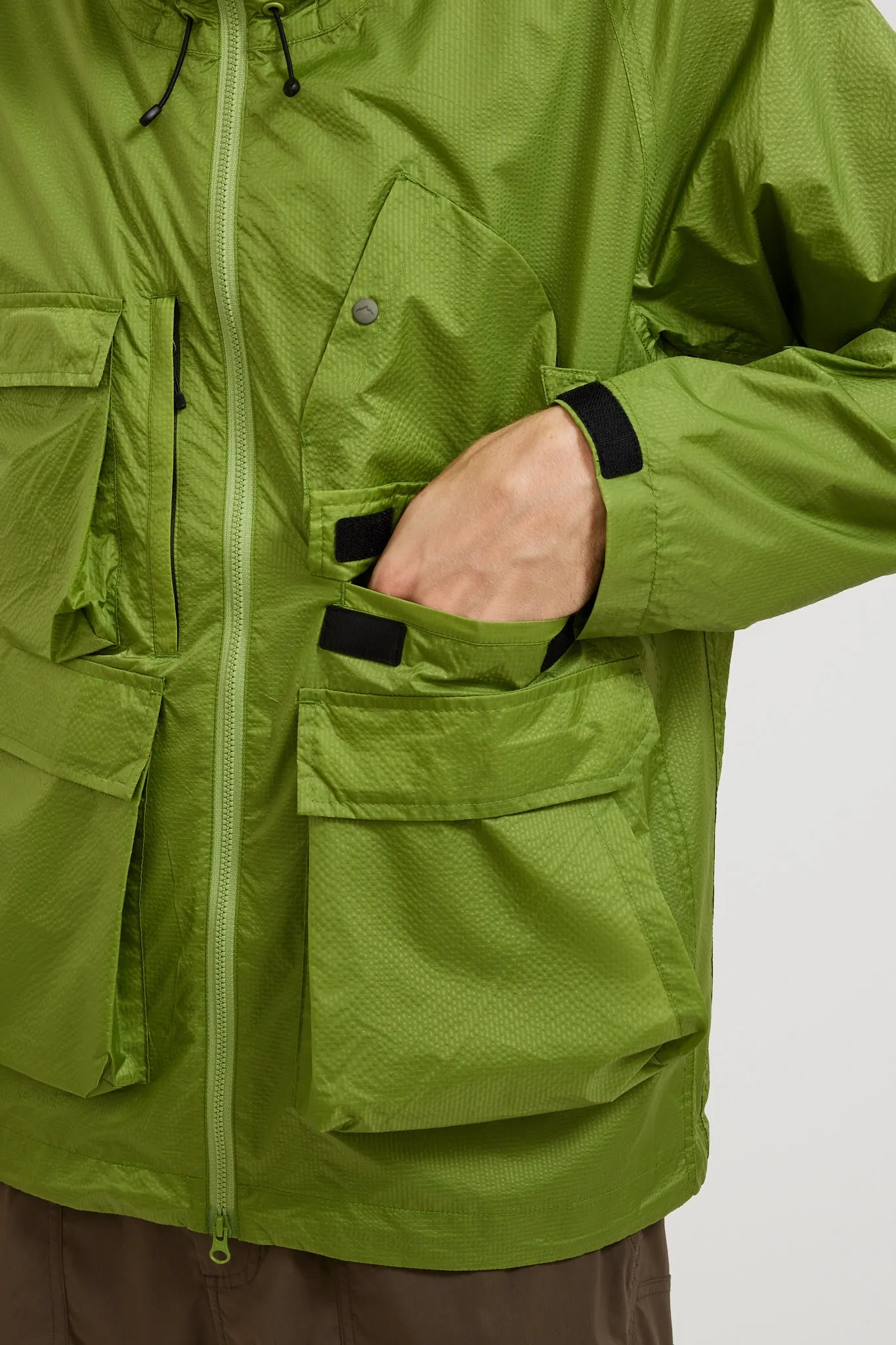 Ripstop Nylon Mountain Parka Green