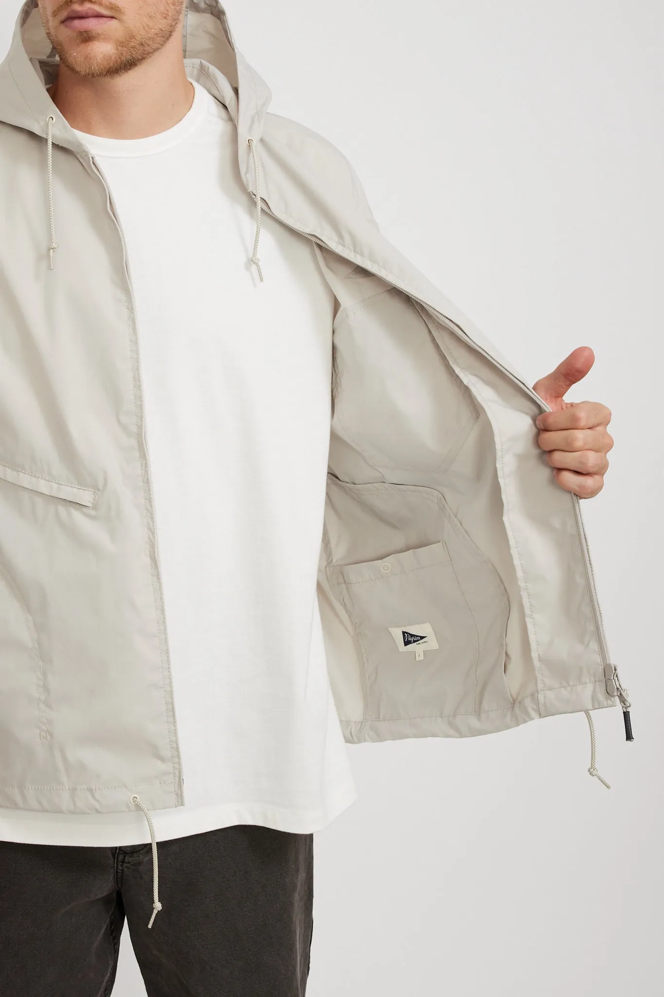 Russel Zip Parka Cloud