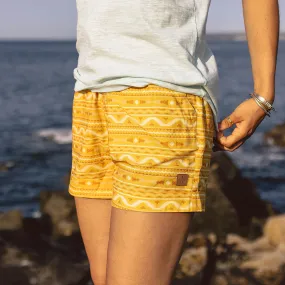 Santosa Shorts - Ochre Yellow Sol