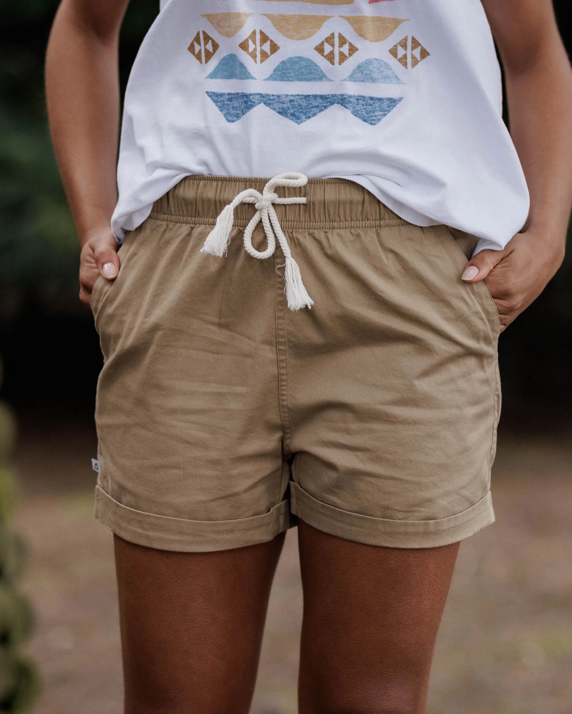 Santosa Twill Short - Biscuit