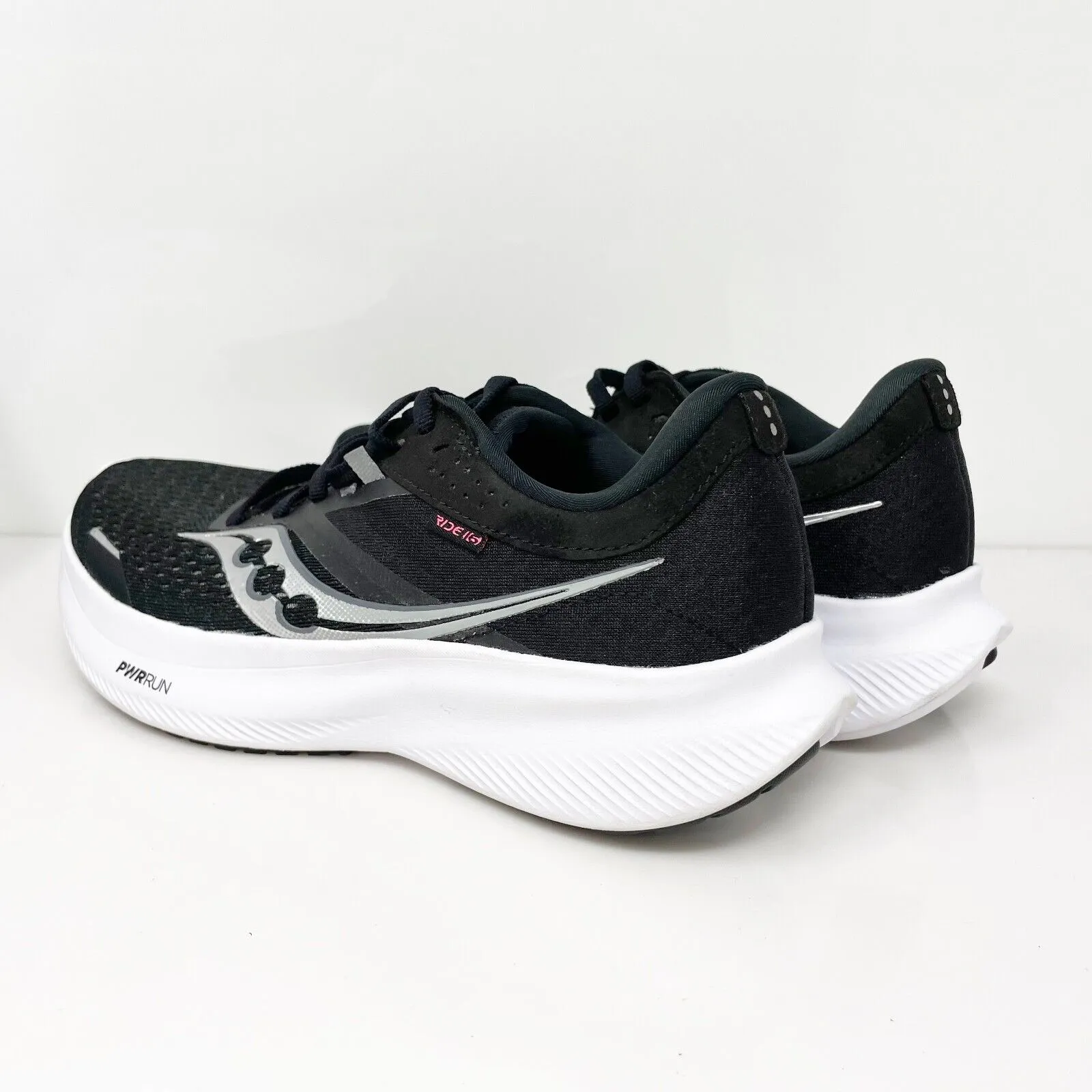 Saucony Womens Ride 16 S10830-05 Black Running Shoes Sneakers Size 7.5