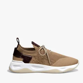 Shadow Knit And Calf Leather Sneaker