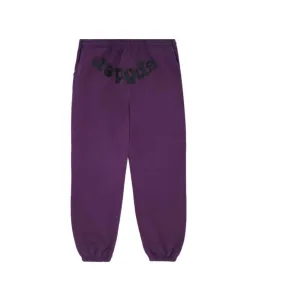 Sp5der - Rhinestones Pullover Pants - Purple