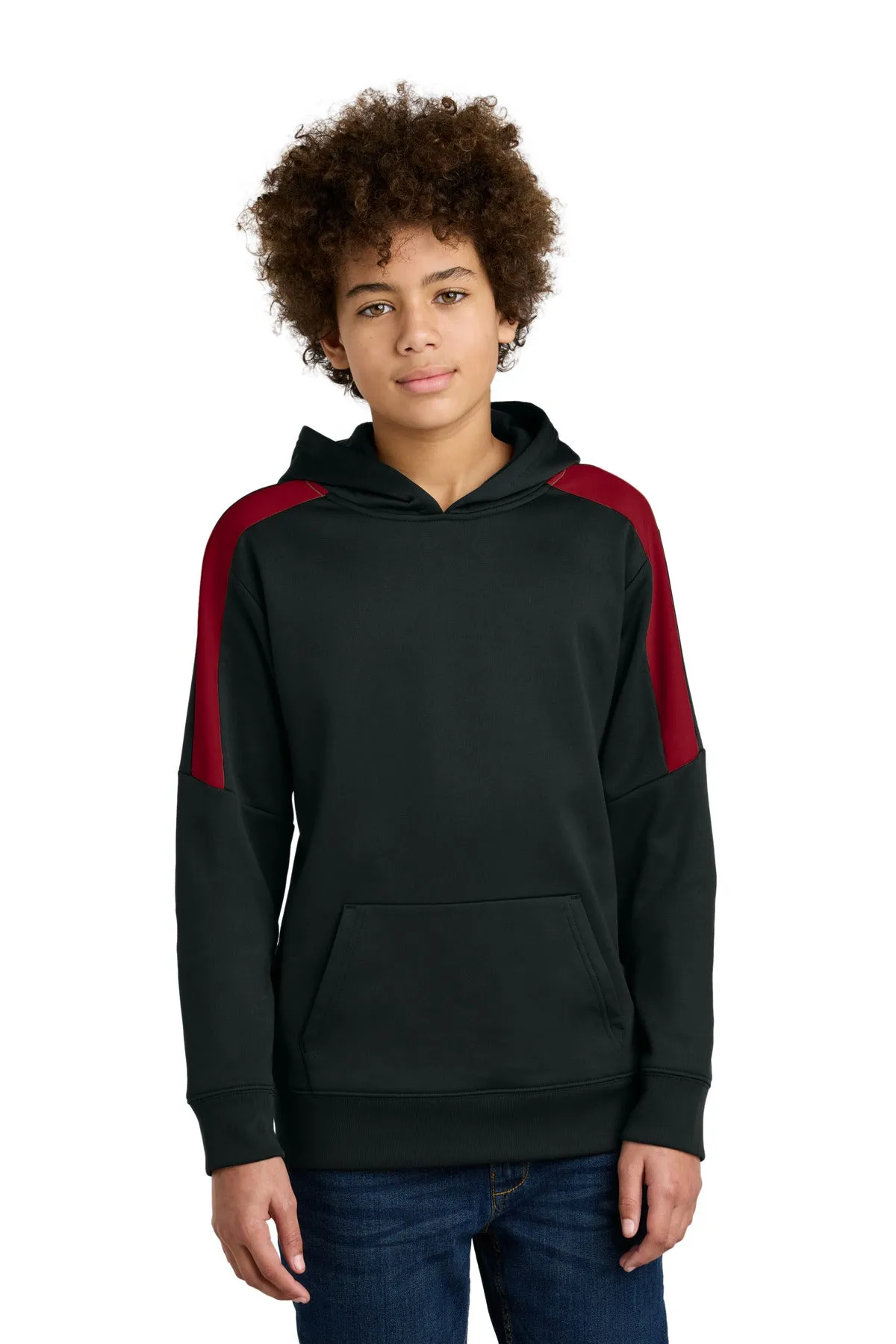 Sport-Tek Youth Boy's Sport-Wick Fleece United Pullover Hoodie